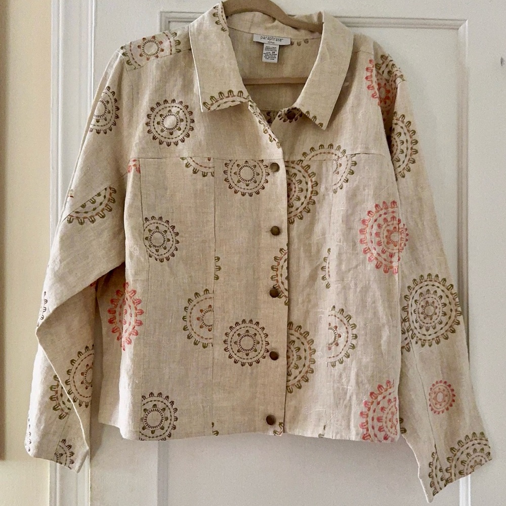 Paraphrase Linen Jacket